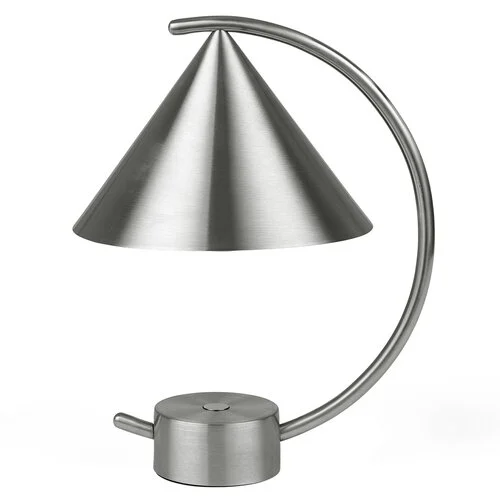 Meridian Lamp - UL - Brushed Steel